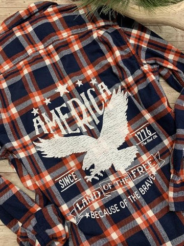 America Eagle Flannel