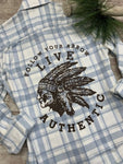 Live Authentic Indian Flannel