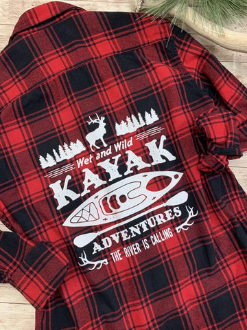 Kayak Adventures Flannel